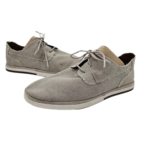 Rockport CH9281 Mens Austyn Grey Lace Up Plain Toe Canvas Oxford Shoe Size 8 main image 9